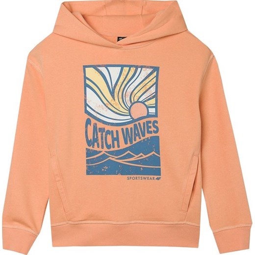Bluza chłopięca 4FJWSS24TSWSM0935 4F ze sklepu SPORT-SHOP.pl w kategorii Bluzy chłopięce - zdjęcie 174425705