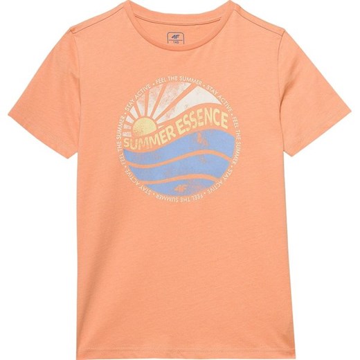 Koszulka chłopięca 4FJWSS24TTSHM1135 4F ze sklepu SPORT-SHOP.pl w kategorii T-shirty chłopięce - zdjęcie 174430005