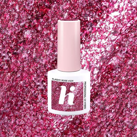 hi hybrid LAKIER HYBRYDOWY Flashy Rose #231 Hihybrid One Size CND