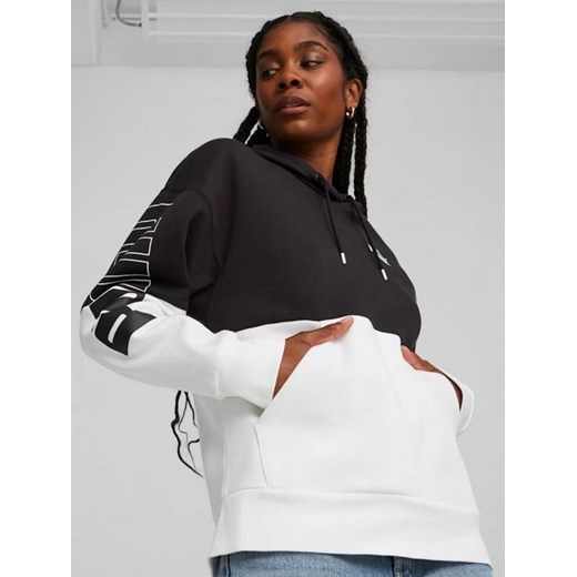 Bluza damska z kapturem kangurka Puma Power Colorblock Hoodie Fl 67602301 XL Puma XS okazja Rozetka.pl