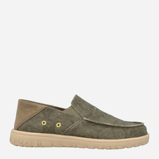 Mokasyny męskie Jeep JM41052A-127 46 (12UK) 30.6 cm Khaki (8055304806607). Jeep 42 Rozetka.pl