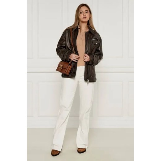 Pinko Skórzana torebka na ramię LOVE ONE MINI Pinko One Size Gomez Fashion Store