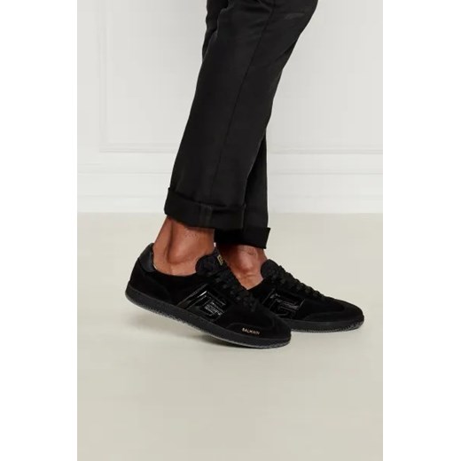 Balmain Skórzane sneakersy BALMNSWAN 41 Gomez Fashion Store