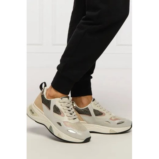 Liu Jo Sneakersy HOA 1 | z dodatkiem skóry Liu Jo 38 Gomez Fashion Store okazja