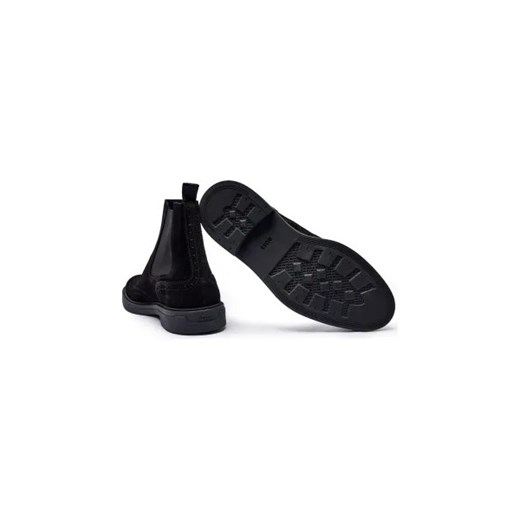BOSS BLACK Skórzane sztyblety Calev 41 Gomez Fashion Store