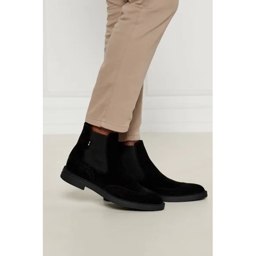 BOSS BLACK Skórzane sztyblety Calev 44 Gomez Fashion Store