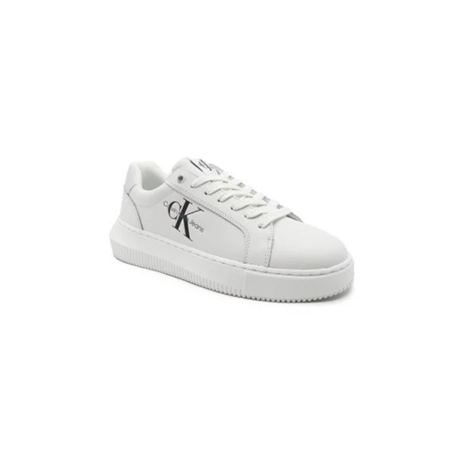 CALVIN KLEIN JEANS Skórzane trampki CHUNKY CUPSOLE MONOLOGO ze sklepu Gomez Fashion Store w kategorii Trampki damskie - zdjęcie 174504575