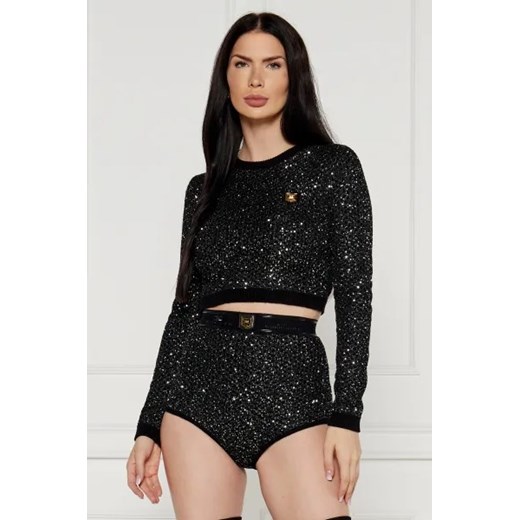 Elisabetta Franchi Sweter | Cropped Fit | z dodatkiem wełny ze sklepu Gomez Fashion Store w kategorii Swetry damskie - zdjęcie 174504845