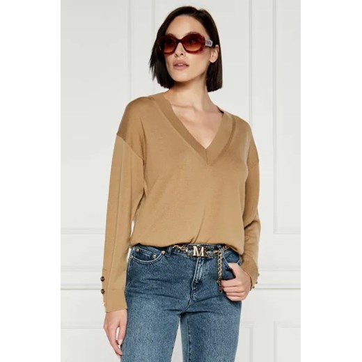 Michael Kors Wełniany sweter MERINO | Regular Fit ze sklepu Gomez Fashion Store w kategorii Swetry damskie - zdjęcie 174504925