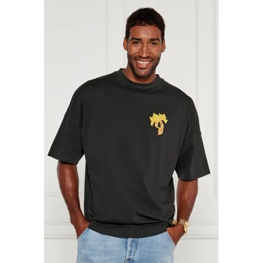 Palm Angels T-shirt BURNING PALM | Oversize fit ze sklepu Gomez Fashion Store w kategorii T-shirty męskie - zdjęcie 174505257