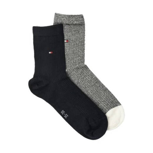 Tommy Hilfiger Skarpety 2-pack RIB MOULINE Tommy Hilfiger 39-42 wyprzedaż Gomez Fashion Store