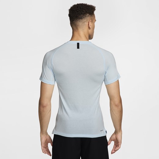 Męska koszulka z krótkim rękawem do fitnessu Dri-FIT Nike Flex Rep - Niebieski Nike S Nike poland