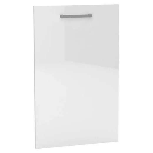 Biały front z uchwytem do zmywarki - Lucio 18X 45 cm połysk ze sklepu Edinos.pl w kategorii Meble kuchenne - zdjęcie 174509158