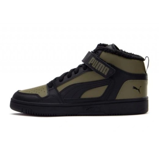 Buty Puma Rebound Mid Strap Wtr 38637602 czarne ze sklepu ButyModne.pl w kategorii Buty sportowe męskie - zdjęcie 174518408