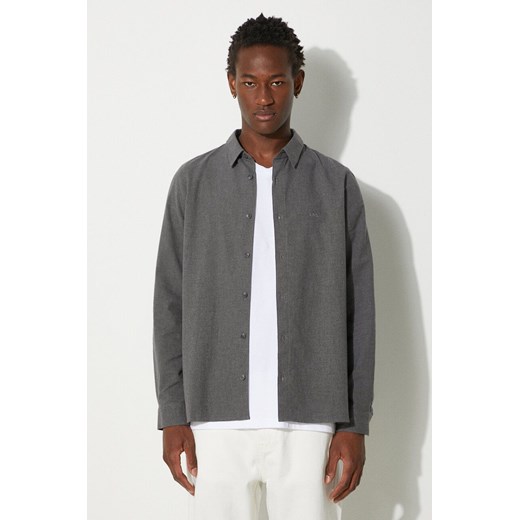 A.P.C. koszula bawełniana Chemise Vincent męska kolor szary regular z XL promocyjna cena PRM