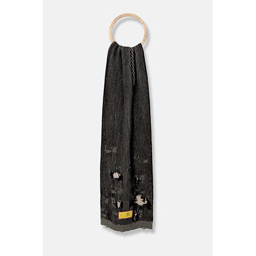 Szalik/chusta MM6 Maison Margiela czarny 