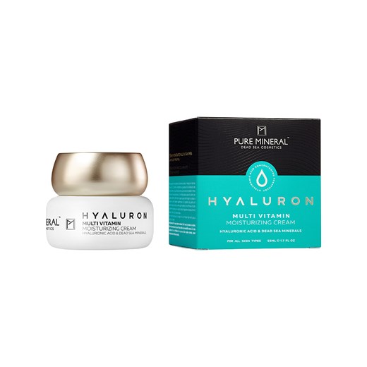 PURE MINERAL Krem nawilżający "Hyaluron Multi Vitamin" - 50 ml Pure Mineral onesize Limango Polska okazja