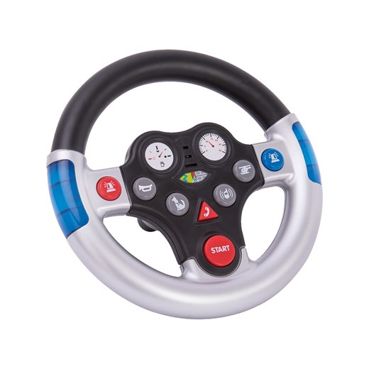 BIG Kierownica w kolorze srebrno-czarnym - 12 m+ ze sklepu Limango Polska w kategorii Zabawki - zdjęcie 174541429