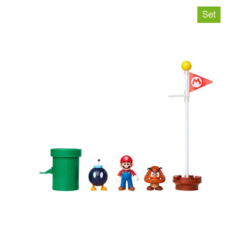 Nintendo Figurki (5 szt.) &quot;Nintendo Acorn Plains Diorama&quot; - 3+ ze sklepu Limango Polska w kategorii Zabawki - zdjęcie 174541889