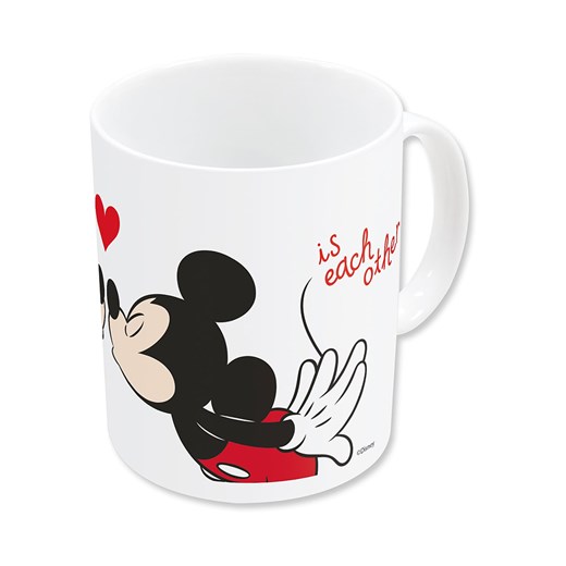 Disney Minnie Mouse Kubek  w kolorze biało-czarno-czerwonym - 325 ml ze sklepu Limango Polska w kategorii Naczynia dziecięce - zdjęcie 174541975