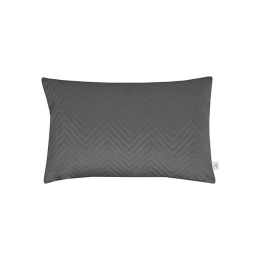 Tom Tailor home Poszewka &quot;French Velvet&quot; w kolorze szarym na poduszkę ze sklepu Limango Polska w kategorii Poszewki na poduszki - zdjęcie 174542166