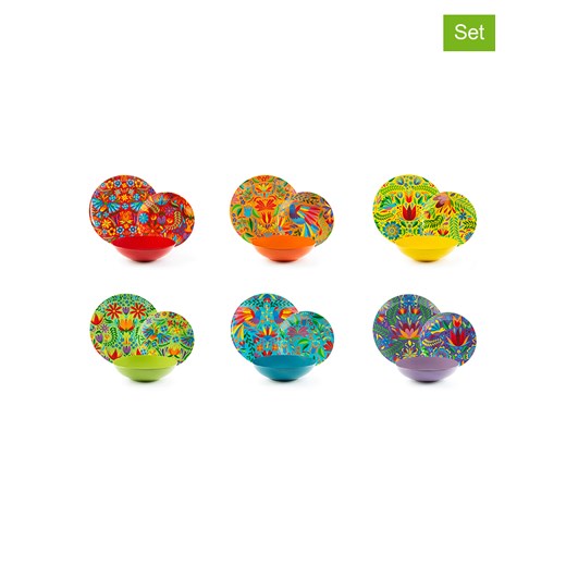 Trendy Kitchen by EXCÉLSA 18-częściowy zestaw talerzy &quot;Mexican Trendy Kitchen By Excélsa onesize wyprzedaż Limango Polska