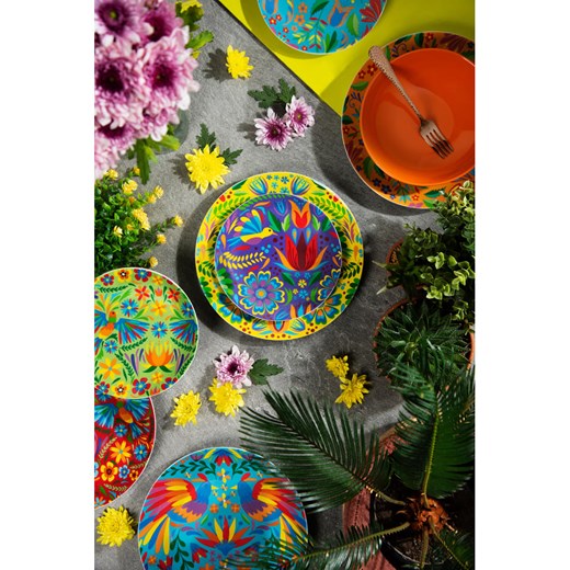 Trendy Kitchen by EXCÉLSA 18-częściowy zestaw talerzy &quot;Mexican Trendy Kitchen By Excélsa onesize okazja Limango Polska