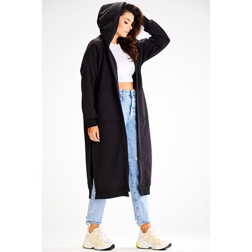 Awama Płaszcz dresowy w kolorze czarnym S/M promocja Limango Polska