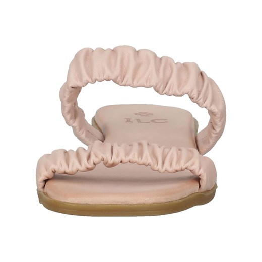 ILC Skórzane klapki w kolorze jasnoróżowym Ilc 38 promocja Limango Polska