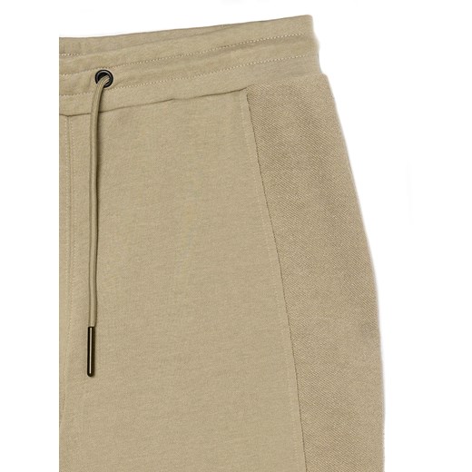 Cropp - Beżowe dresowe joggery - beżowy Cropp XS Cropp