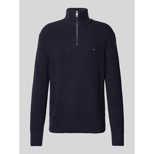 Bluza z kołnierzem z wyhaftowanym logo ze sklepu Peek&Cloppenburg  w kategorii Bluzy męskie - zdjęcie 174549247