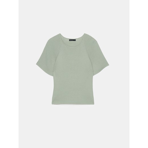 Mohito - Dzianinowa bluzka - zielony ze sklepu Mohito w kategorii Bluzki damskie - zdjęcie 174551335