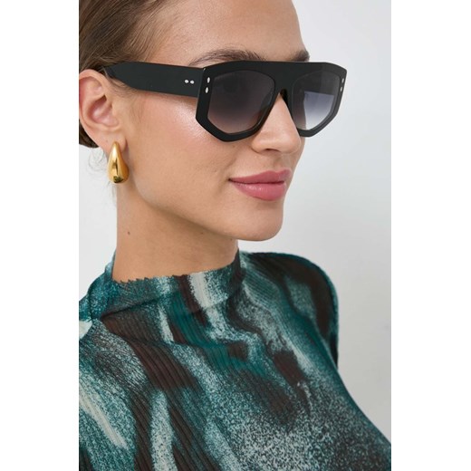 Isabel Marant okulary przeciwsłoneczne damskie kolor czarny IM 0154/S ze sklepu ANSWEAR.com w kategorii Okulary przeciwsłoneczne damskie - zdjęcie 174552748