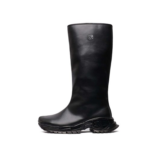 Rombaut kozaki VIZOR damskie kolor czarny na płaskim obcasie W23-E-009 ze sklepu ANSWEAR.com w kategorii Kozaki damskie - zdjęcie 174553065