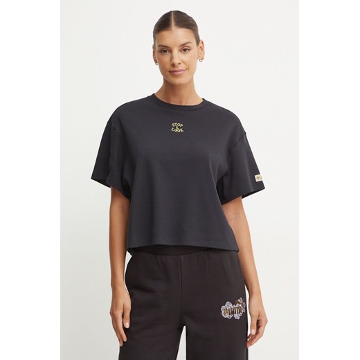 Columbia t-shirt Wallowa damski kolor czarny 2090941 ze sklepu ANSWEAR.com w kategorii Bluzki damskie - zdjęcie 174553369
