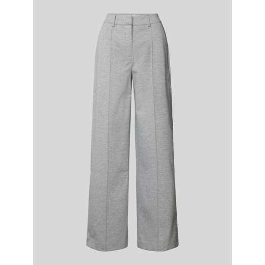 Spodnie materiałowe z przeszytymi kantami model ‘KATE’ ze sklepu Peek&Cloppenburg  w kategorii Spodnie damskie - zdjęcie 174557127