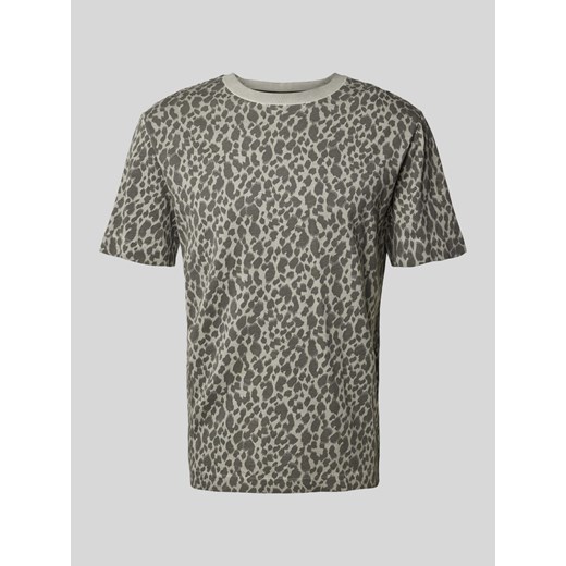 T-shirt ze zwierzęcym nadrukiem model ‘Curtis’ ze sklepu Peek&Cloppenburg  w kategorii T-shirty męskie - zdjęcie 174557129