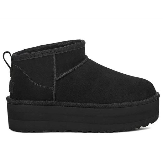 Buty Ugg W Classic Ultra Mini Platform 1135092-BLK - czarne ze sklepu streetstyle24.pl w kategorii Śniegowce damskie - zdjęcie 174558178