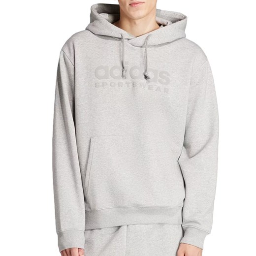 Bluza adidas Sportswear All Szn Fleece Graphic Hoodie IW1205 - szara ze sklepu streetstyle24.pl w kategorii Bluzy męskie - zdjęcie 174558179