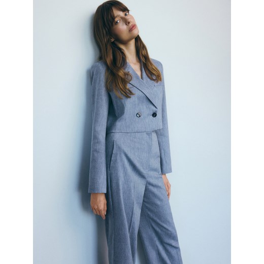 Spodnie damskie Reserved bawełniane 