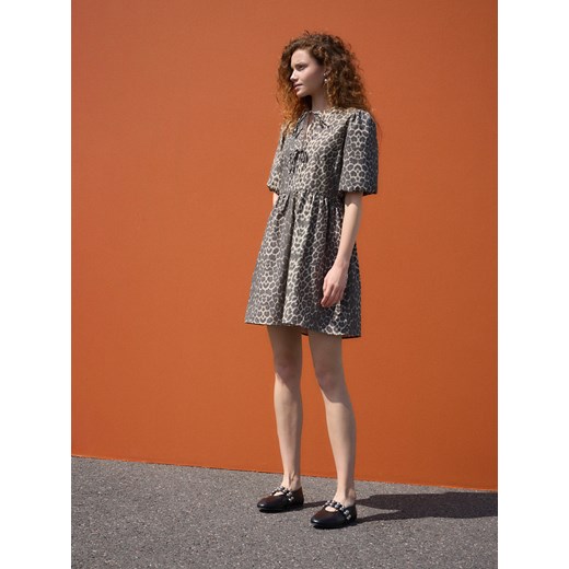 Reserved - Sukienka w zwierzęcy wzór - wielobarwny Reserved XL Reserved