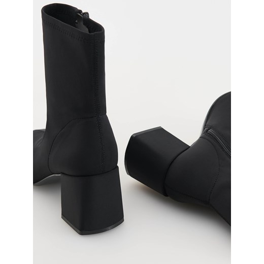 Reserved - Botki na obcasie - czarny Reserved 39 Reserved