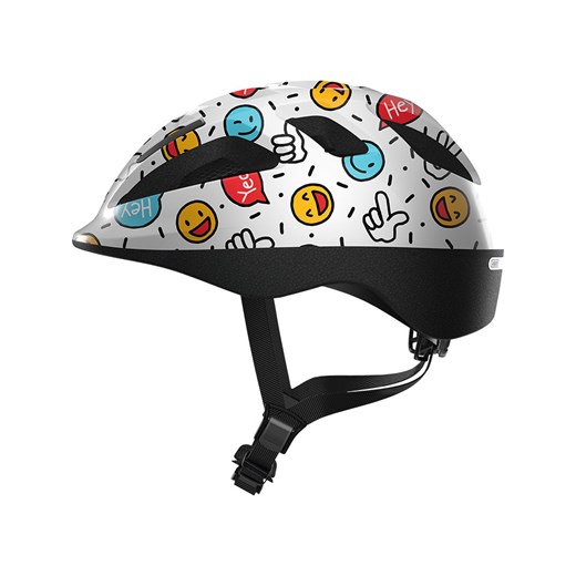 ABUS Kask rowerowy &quot;Smooty 2.0&quot; w kolorze białym ze wzorem ze sklepu Limango Polska w kategorii Czapki dziecięce - zdjęcie 174561058
