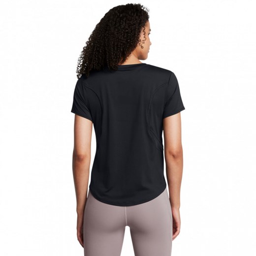 Damska koszulka treningowa Under Armour Vanish Elite Vent Loose Ss - czarna ze sklepu Sportstylestory.com w kategorii Bluzki damskie - zdjęcie 174562167