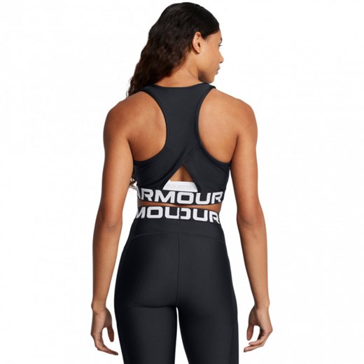 Damski top treningowy Under Armour Heatgear Rib Tank - czarny ze sklepu Sportstylestory.com w kategorii Bluzki damskie - zdjęcie 174562338