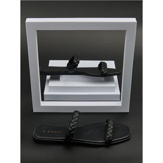 Sinsay - Klapki - czarny Sinsay 41 wyprzedaż Sinsay