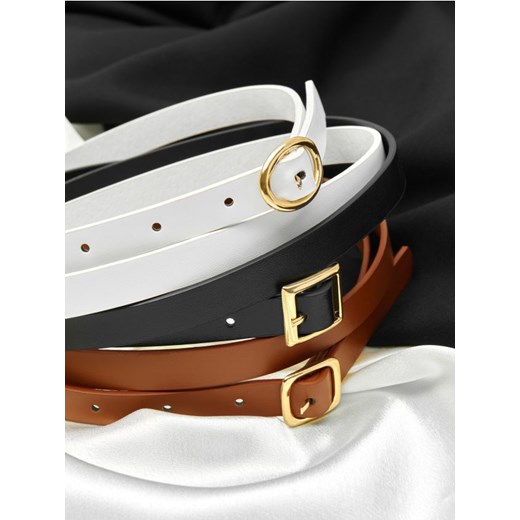 Sinsay - Pasek 3 pack - wielobarwny ze sklepu Sinsay w kategorii Paski damskie - zdjęcie 174569649
