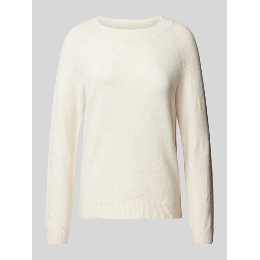 Sweter z dzianiny z okrągłym dekoltem model ‘RICA’ ze sklepu Peek&Cloppenburg  w kategorii Swetry damskie - zdjęcie 174572636