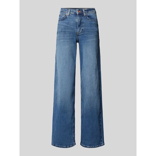 Jeansy z szeroką nogawką i 5 kieszeniami model ‘MADISON’ ze sklepu Peek&Cloppenburg  w kategorii Jeansy damskie - zdjęcie 174572809