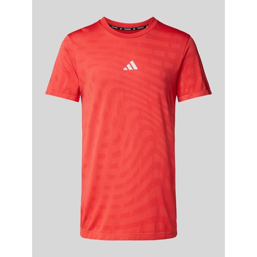 T-shirt z fakturowanym wzorem ze sklepu Peek&Cloppenburg  w kategorii T-shirty męskie - zdjęcie 174573055